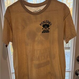 Pickleball Men's Tan T-Shirt